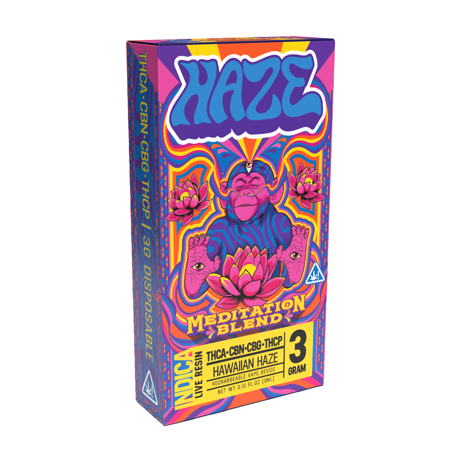 Haze Meditation Blend Live Resin Disposable HAWAIIAN HAZE - 3
