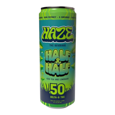 Haze Peach Iced Tea THC Beverage – 50MG