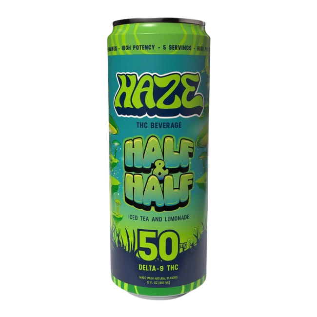 Haze Peach Iced Tea THC Beverage – 50MG
