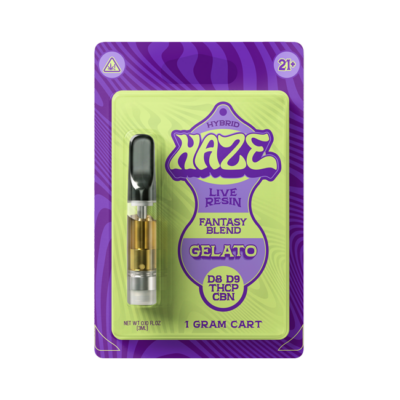 Haze<span> Fantasy Blend </span>Live Resin Cartridge<small> GELATO - 1 GRAM </small>