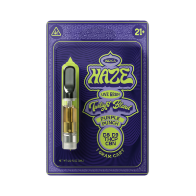 Haze<span> Twilight Blend </span>Live Resin Cartridge<small> PURPLE PUNCH - 1 GRAM </small>